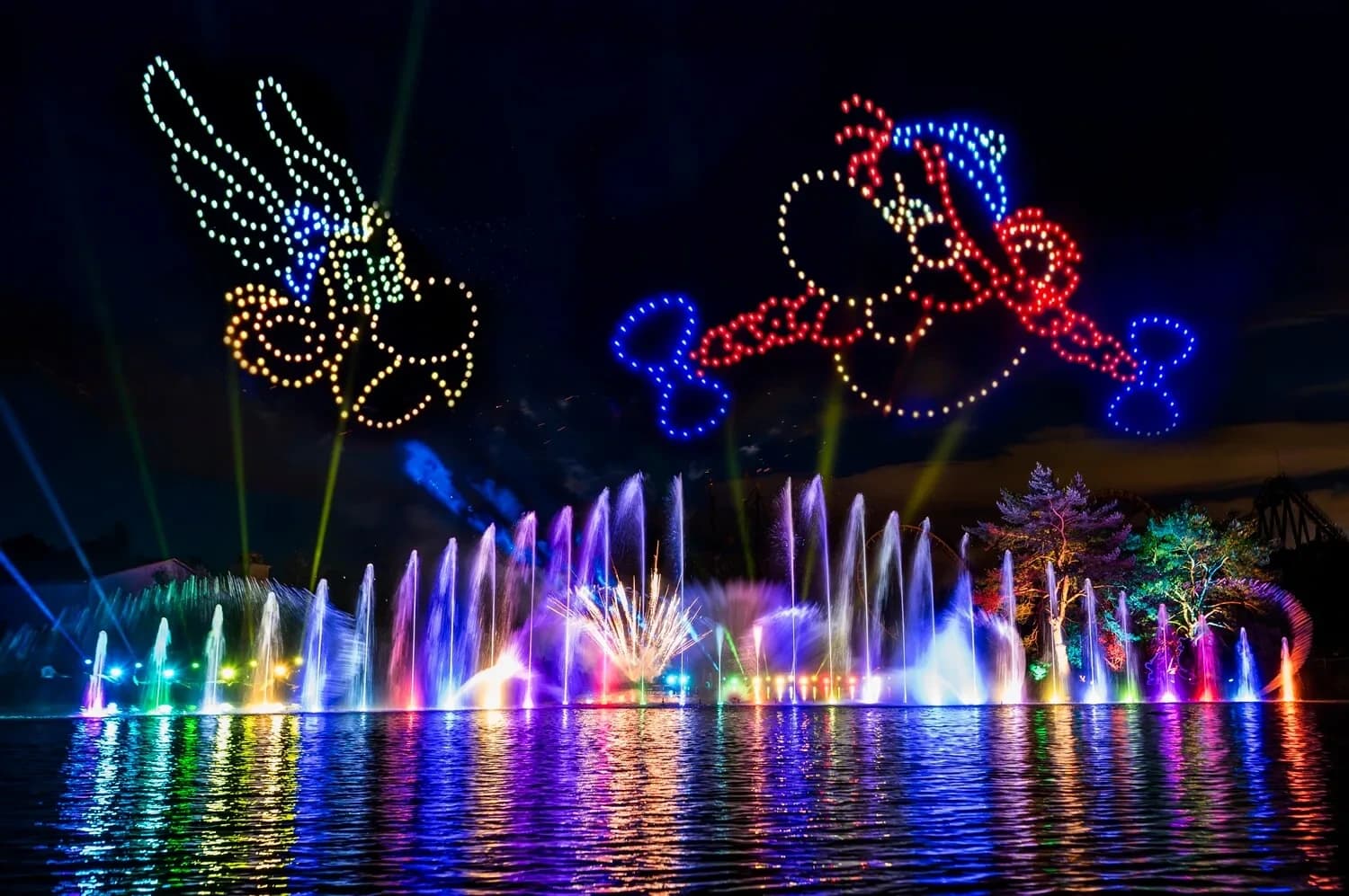 Parc Astérix : 370 drones pour son spectacle nocturne de 2026