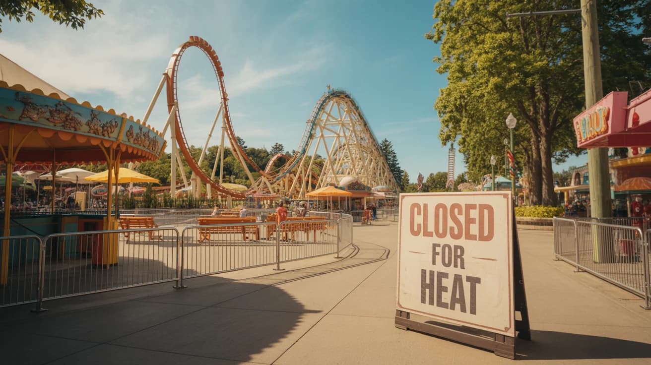 Fermeture exceptionnelle du parc Saint Paul face à la canicule