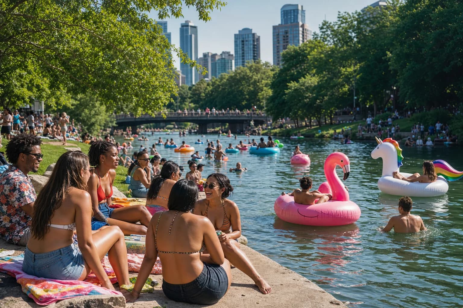 Canicule à Paris : les parcs ouverts toute la nuit, la baignade maintenue dans le canal Saint-Martin