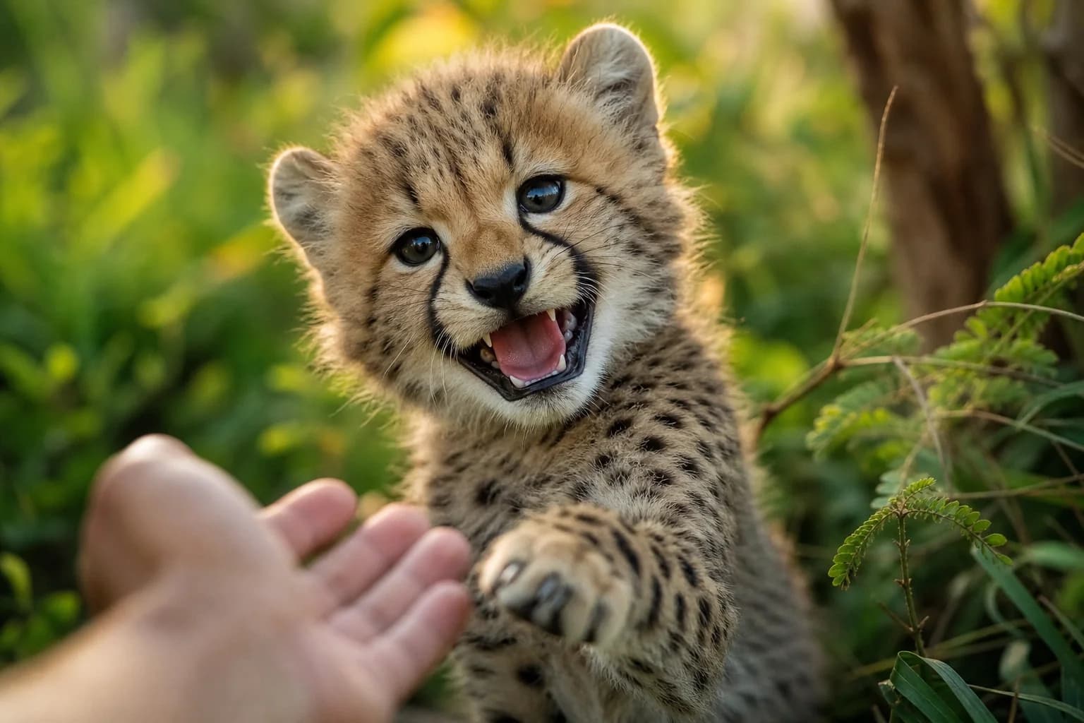 Naissance de trois bébés guépards au zoo de La Boissière-du-Doré