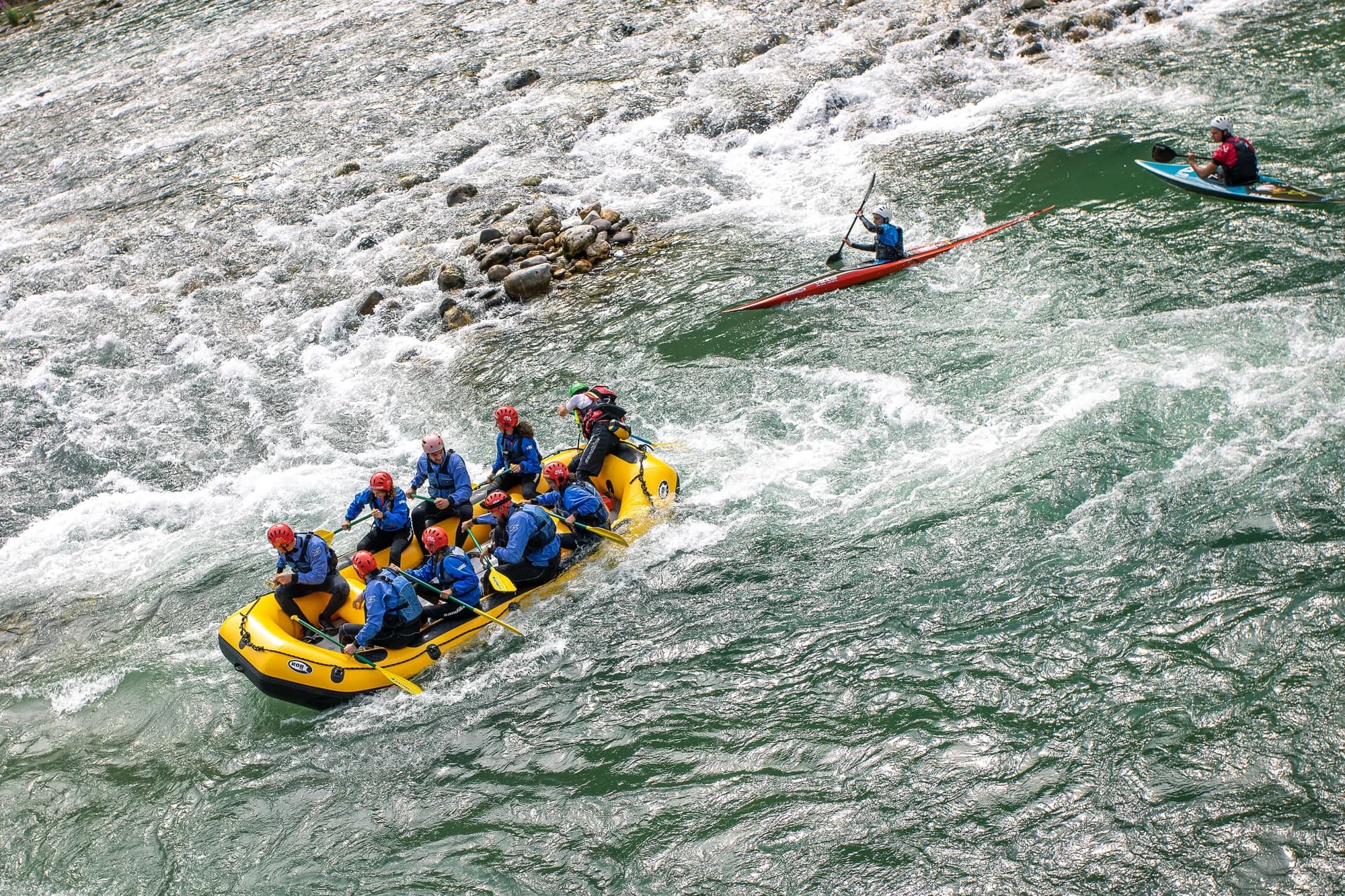 Rafting dans le Verdon : parcours, âge et lâchers d'eau